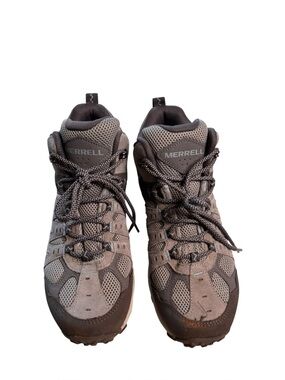Merrell Accentor 3 Mid Waterproof Gray Hiking Boots Women's Size 9 J135228